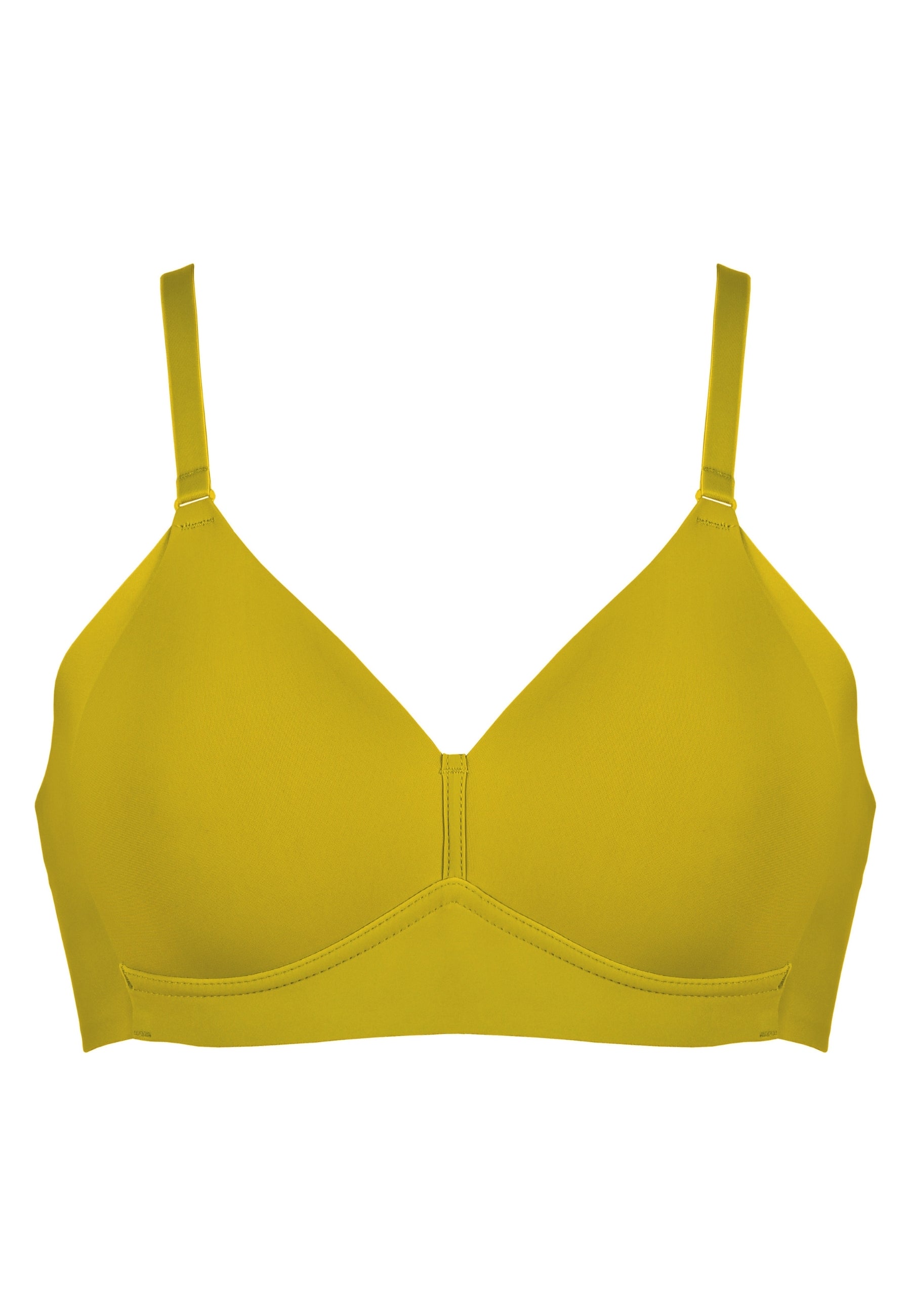 Voorzijde productafbeelding side smoother bh in de kleur golden olive van het merk Naturana