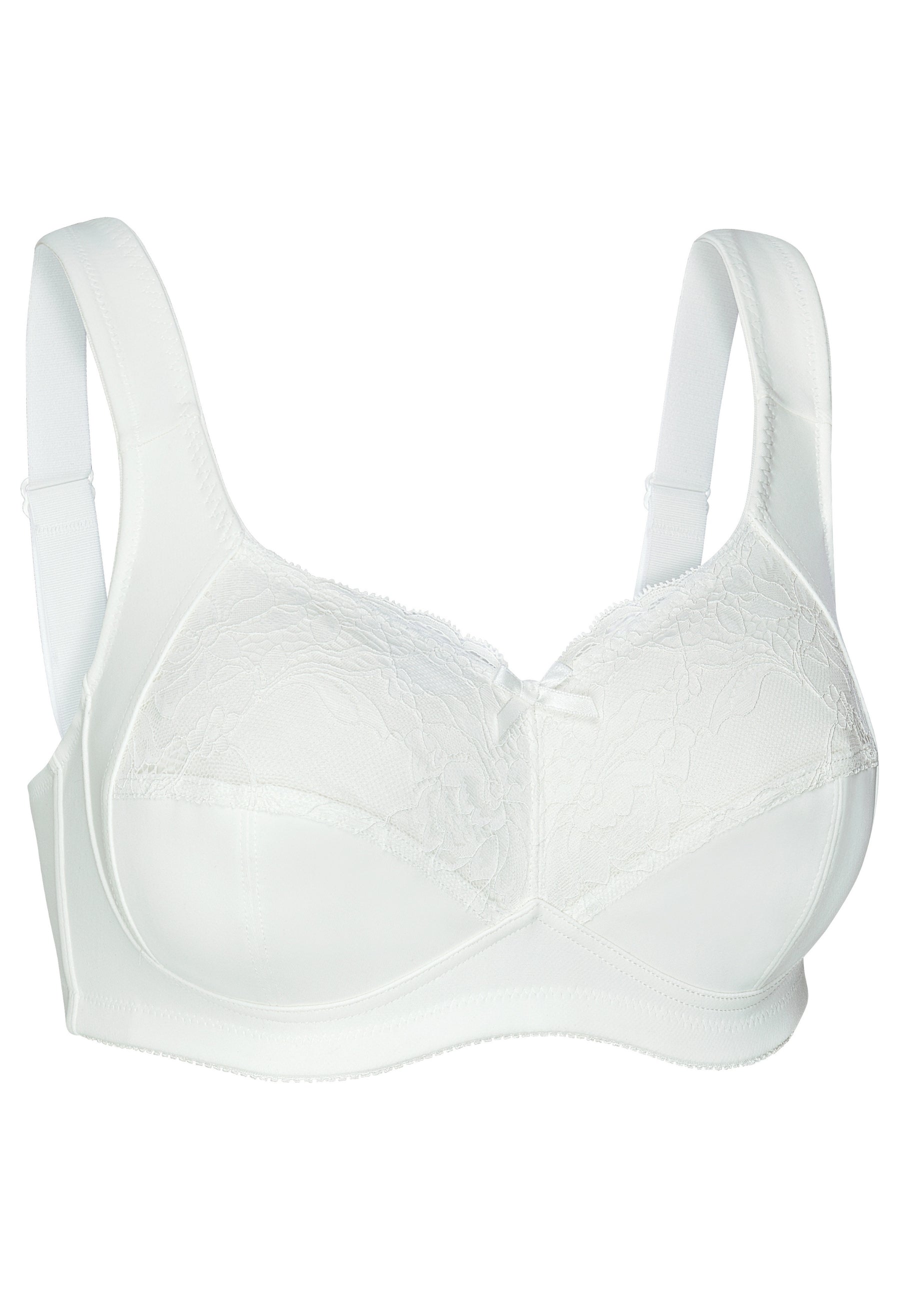 Zijde productafbeelding prothese bh in de kleur ecru van het merk Naturana