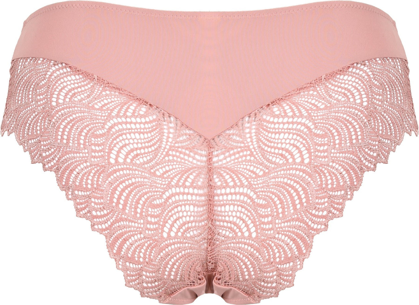 Achterzijde productafbeelding hipster met kant in de kleur pink rose van het merk Naturana