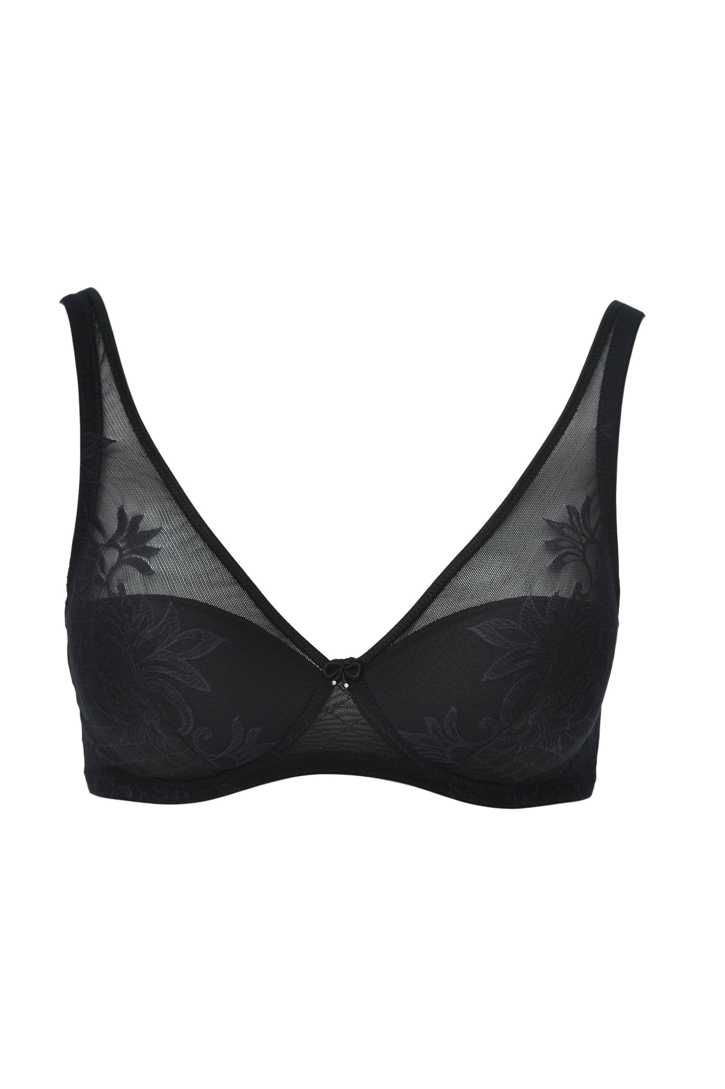 Soft bh met mesh kant