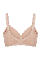 Achterzijde productafbeelding salsa prothese bh in de kleur beige van het merk Naturana