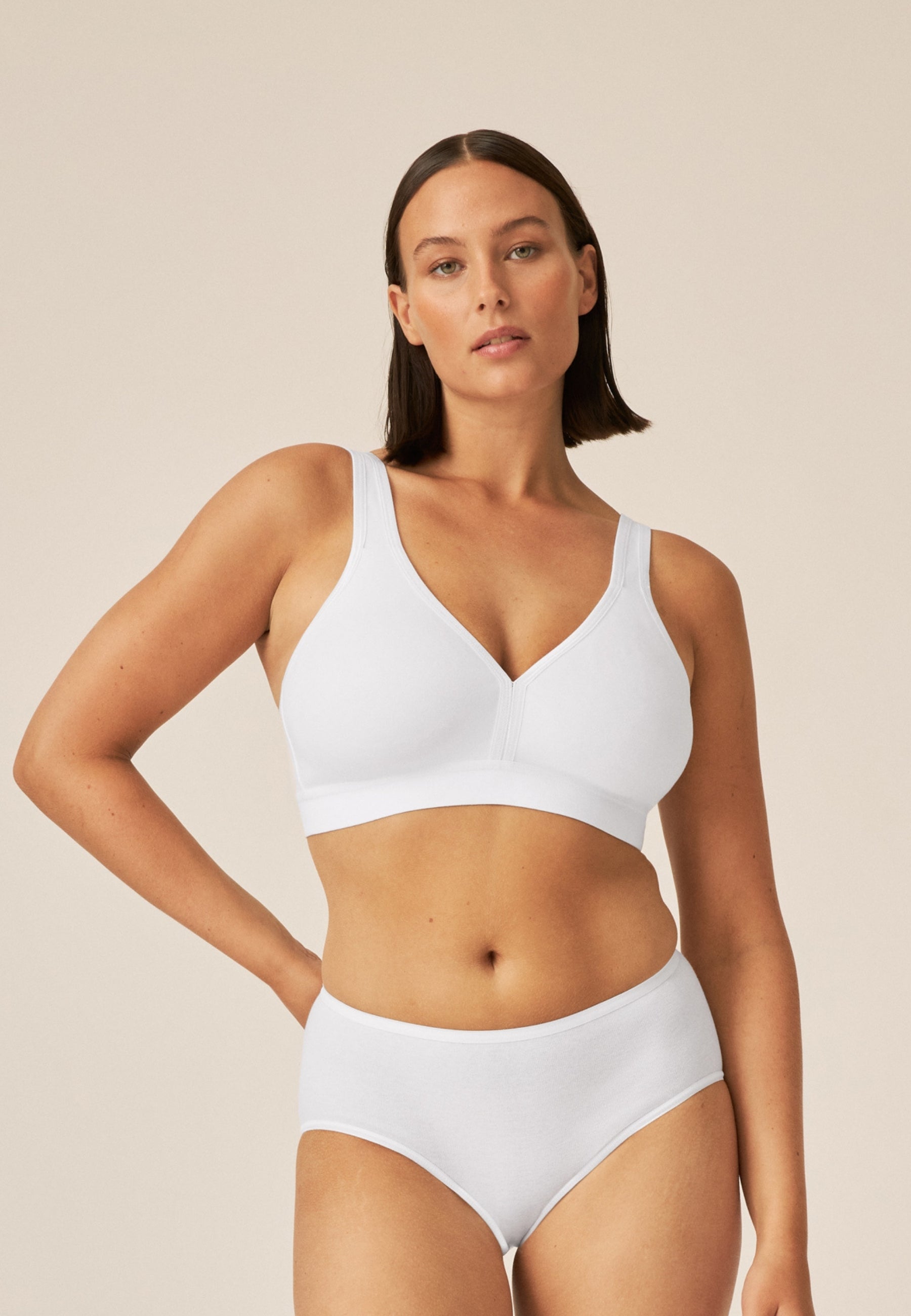 Katoenen soft bh