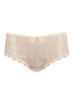 Voorzijde productafbeelding slip met kant in de kleur beige van het merk Naturana 