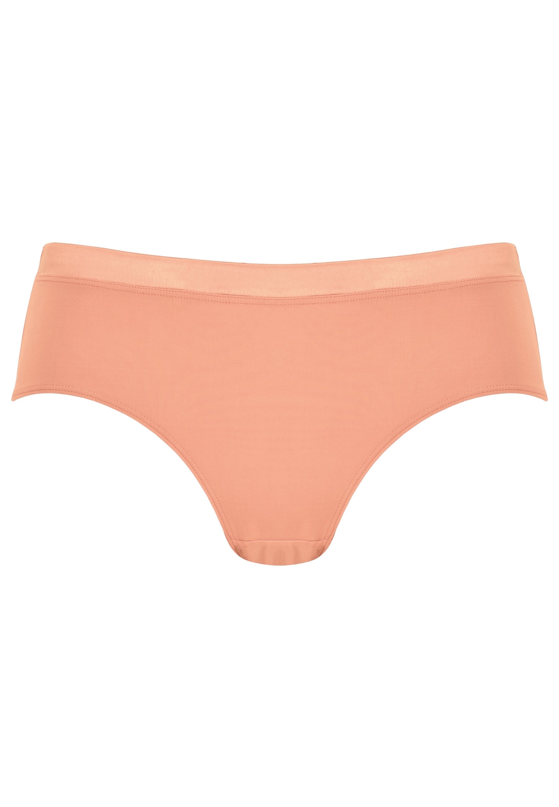Voorzijde productafbeelding slip met glansband in de kleur peach pink van het merk Naturana 