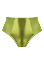 Voorzijde productafbeelding minimizer slip met glanzend effect in de kleur moss van het merk Naturana