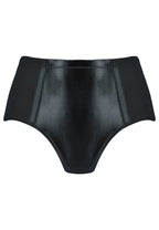 Voorzijde productafbeelding minimizer slip met mesh detail in de kleur zwart van het merk Naturana