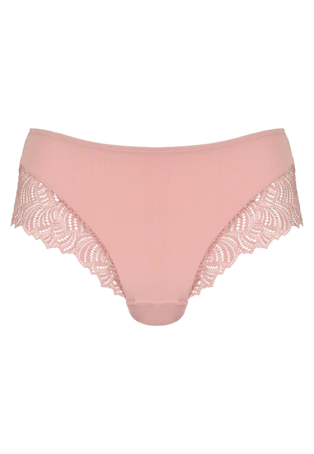 Voorzijde productafbeelding hipster met gerecycled kant in de kleur pink rose van het merk Naturana 