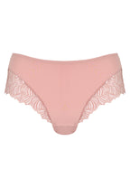 Voorzijde productafbeelding hipster met gerecycled kant in de kleur pink rose van het merk Naturana 