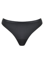 Voorzijde productafbeelding string in de kleur zwart van het merk Naturana