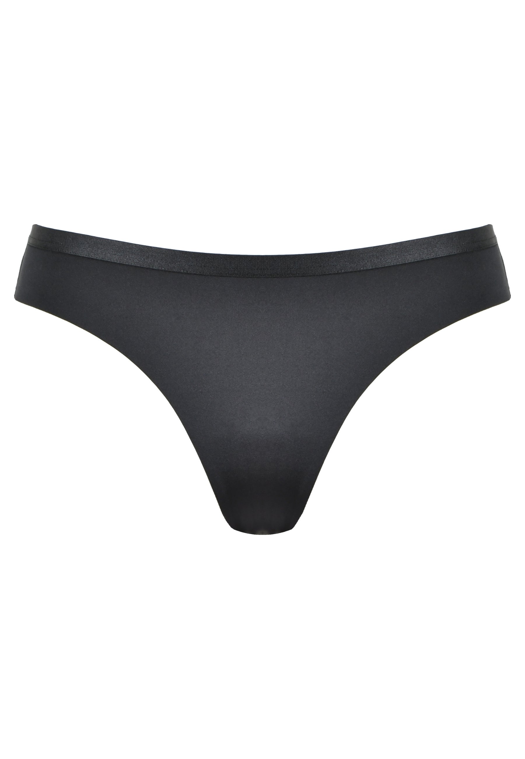 Voorzijde productafbeelding slip in de kleur zwart van het merk Naturana