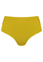 Voorzijde productafbeelding high waist slip in de kleur golden olive van het merk Naturana