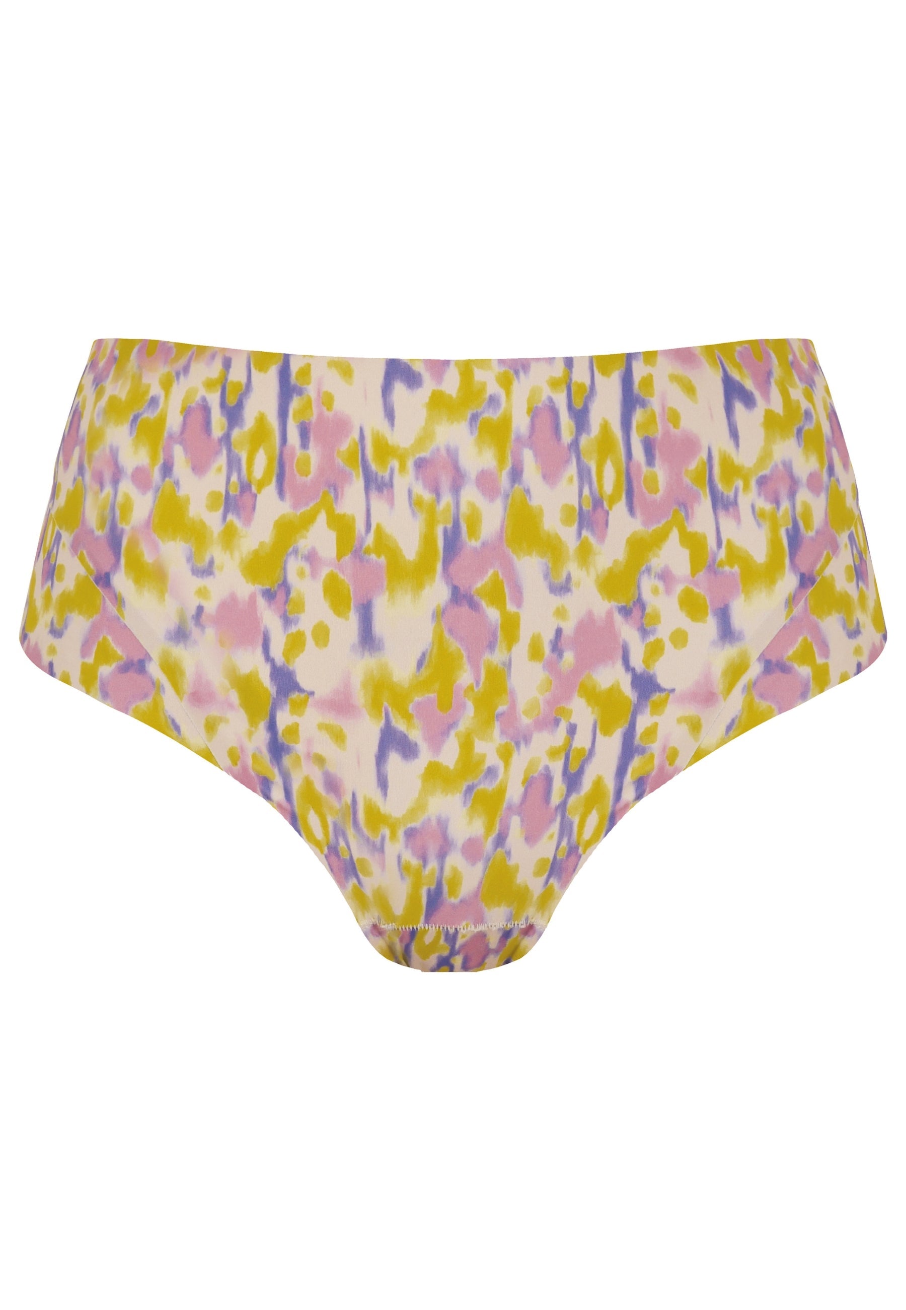Voorzijde productafbeelding high waist slip in de kleur smoked orchid print van het merk Naturana