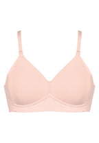 Voorzijde productafbeelding side smoother bh in de kleur blush van het merk Naturana