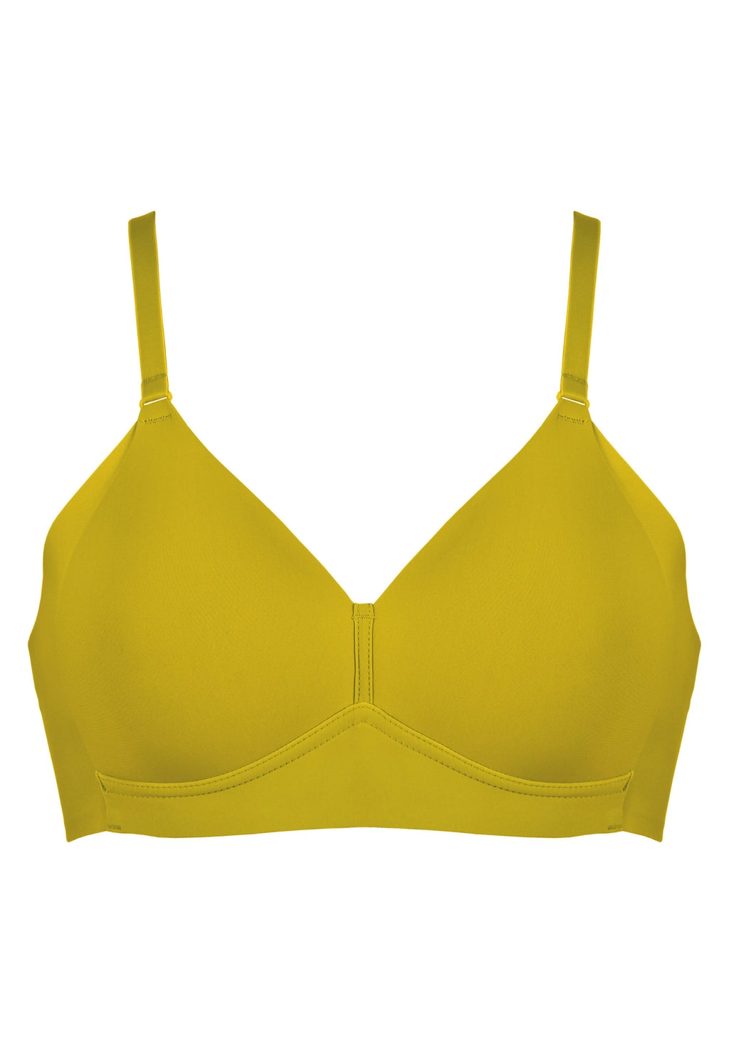 Voorzijde productafbeelding side smoother bh in de kleur golden olive van het merk Naturana