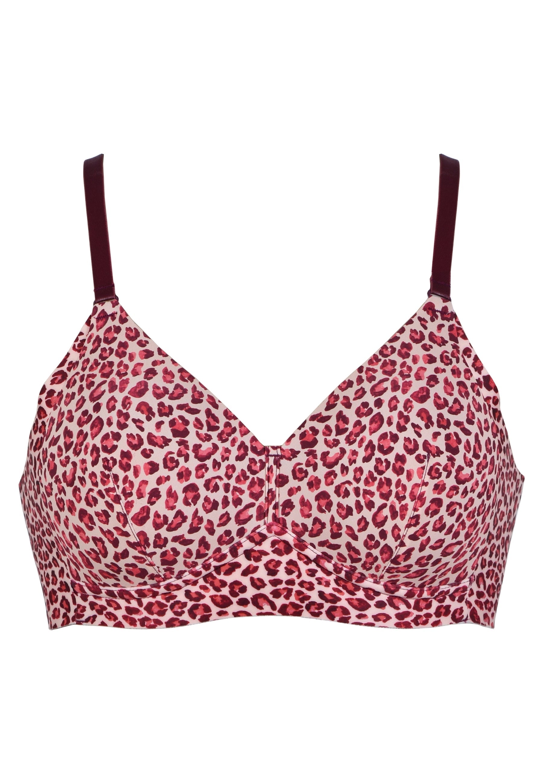 Voorzijde productafbeelding side smoother bh in de kleur leopard print van het merk Naturana