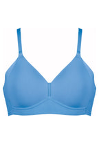 Voorzijde productafbeelding side smoother bh in de kleur marina blue van het merk Naturana