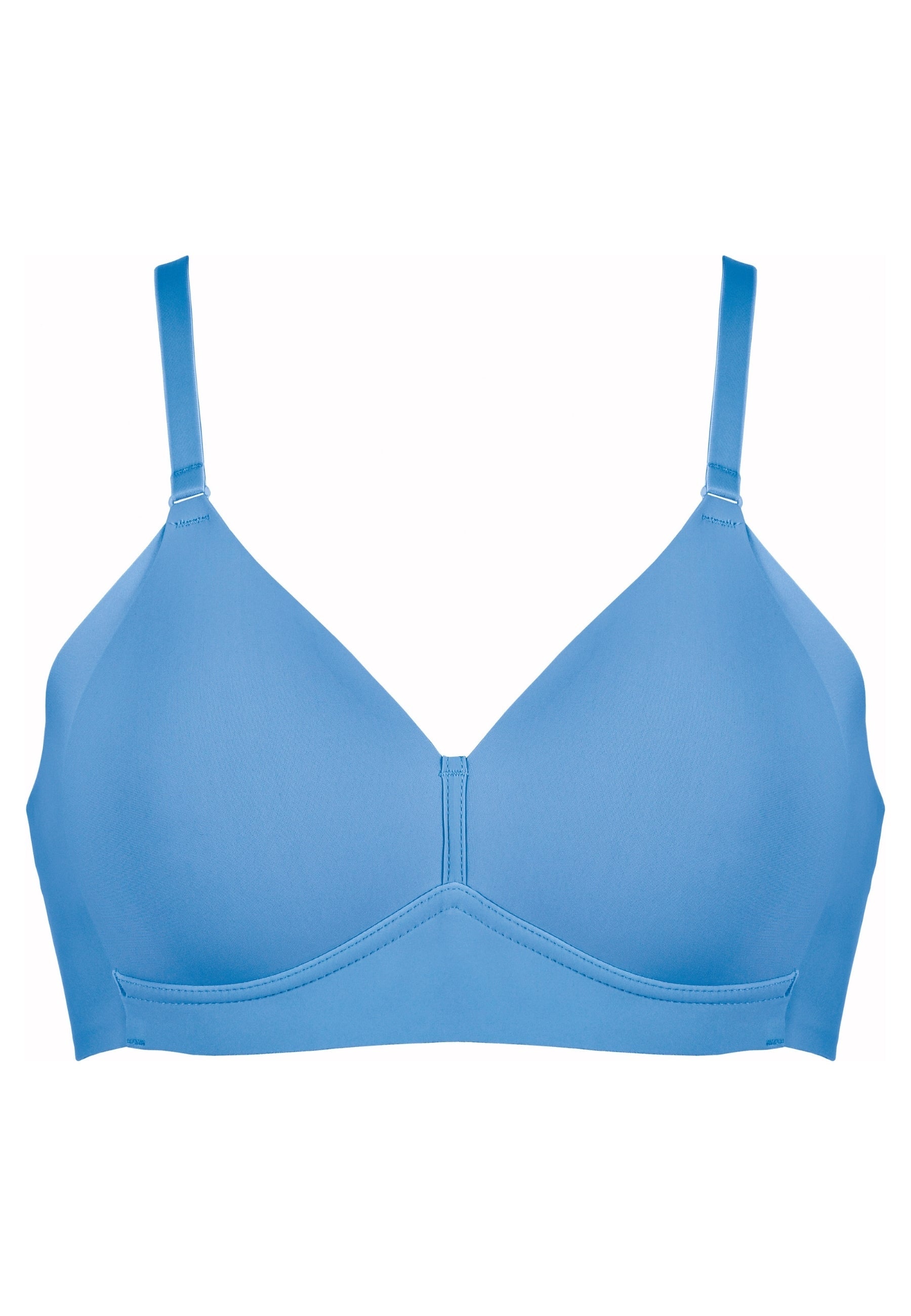 Voorzijde productafbeelding side smoother bh in de kleur marina blue van het merk Naturana