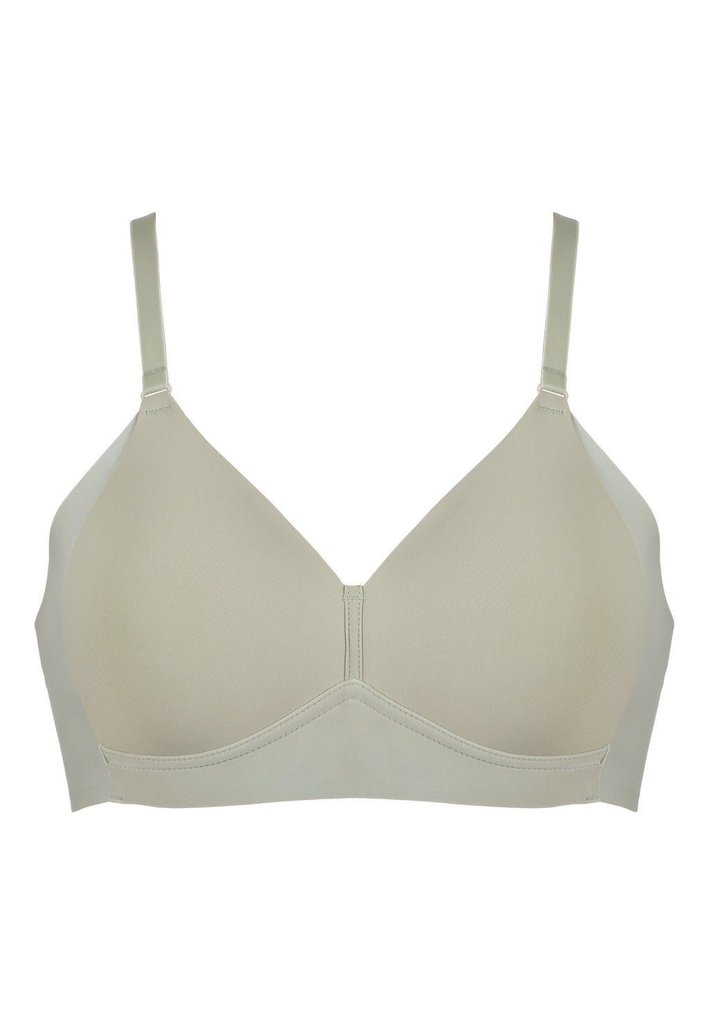 Voorzijde productafbeelding side smoother bh in de kleur pale greenshield van het merk Naturana