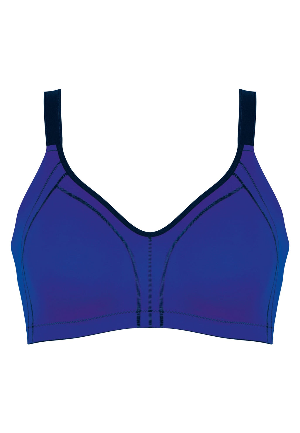 Voorzijde productafbeelding minimizer bh met side smoother in de kleur indigo van het merk Naturana