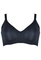 Voorzijde productafbeelding minimizer bh met side smoother in de kleur zwart van het merk Naturana