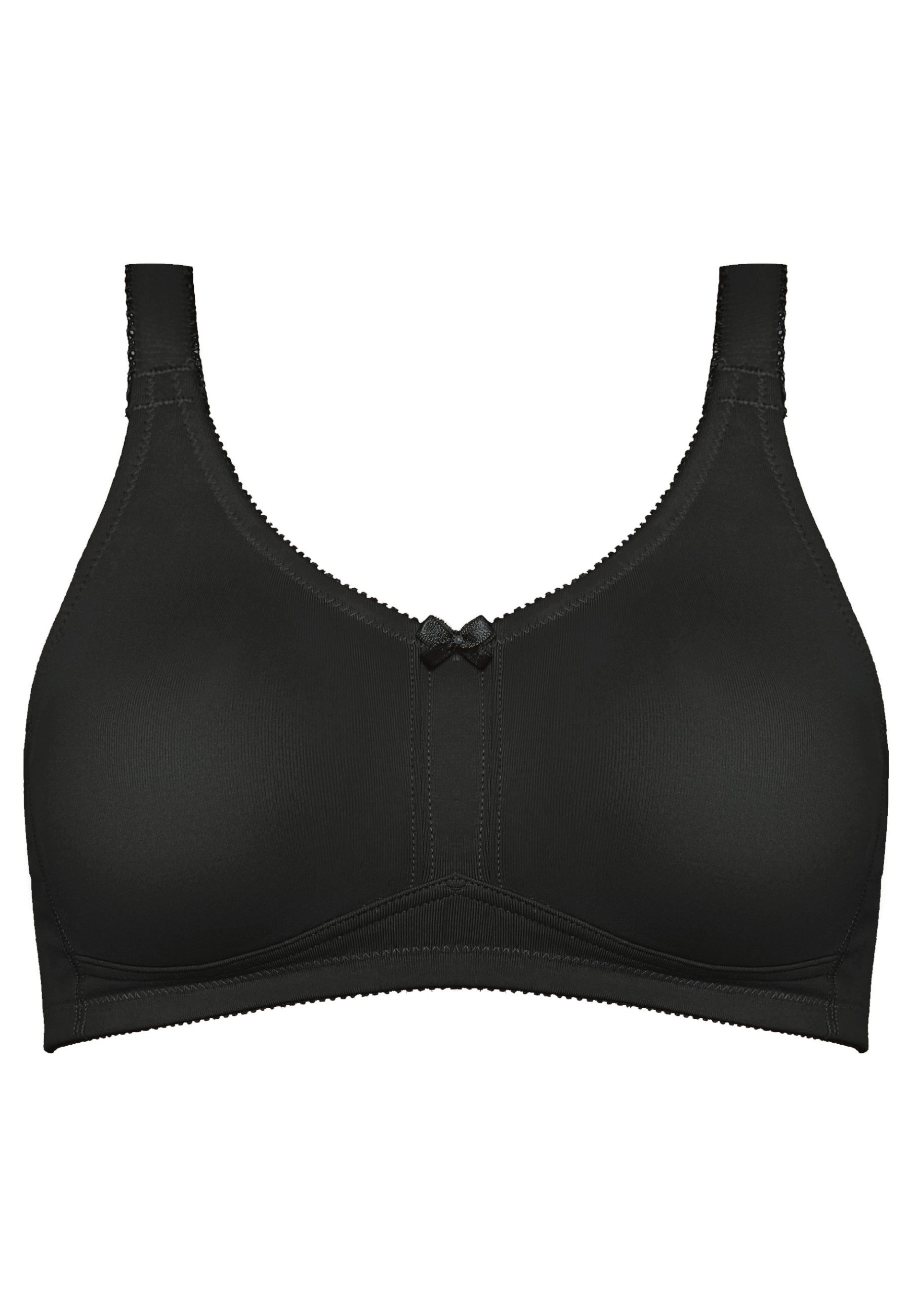 Voorzijde productafbeelding prothese bh in de kleur zwart van het merk Naturana