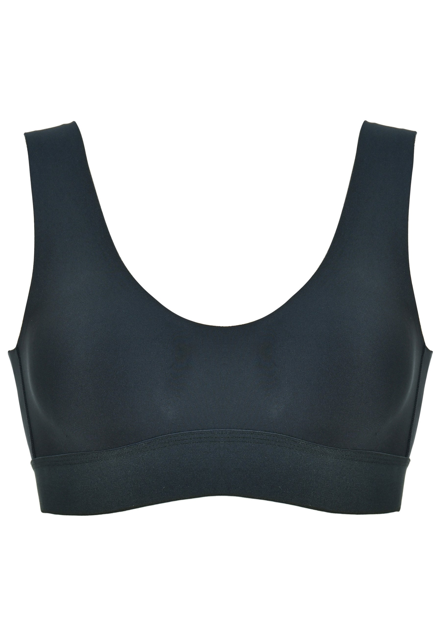 Voorzijde productafbeelding smoothing bh in de kleur zwart van het merk Naturana