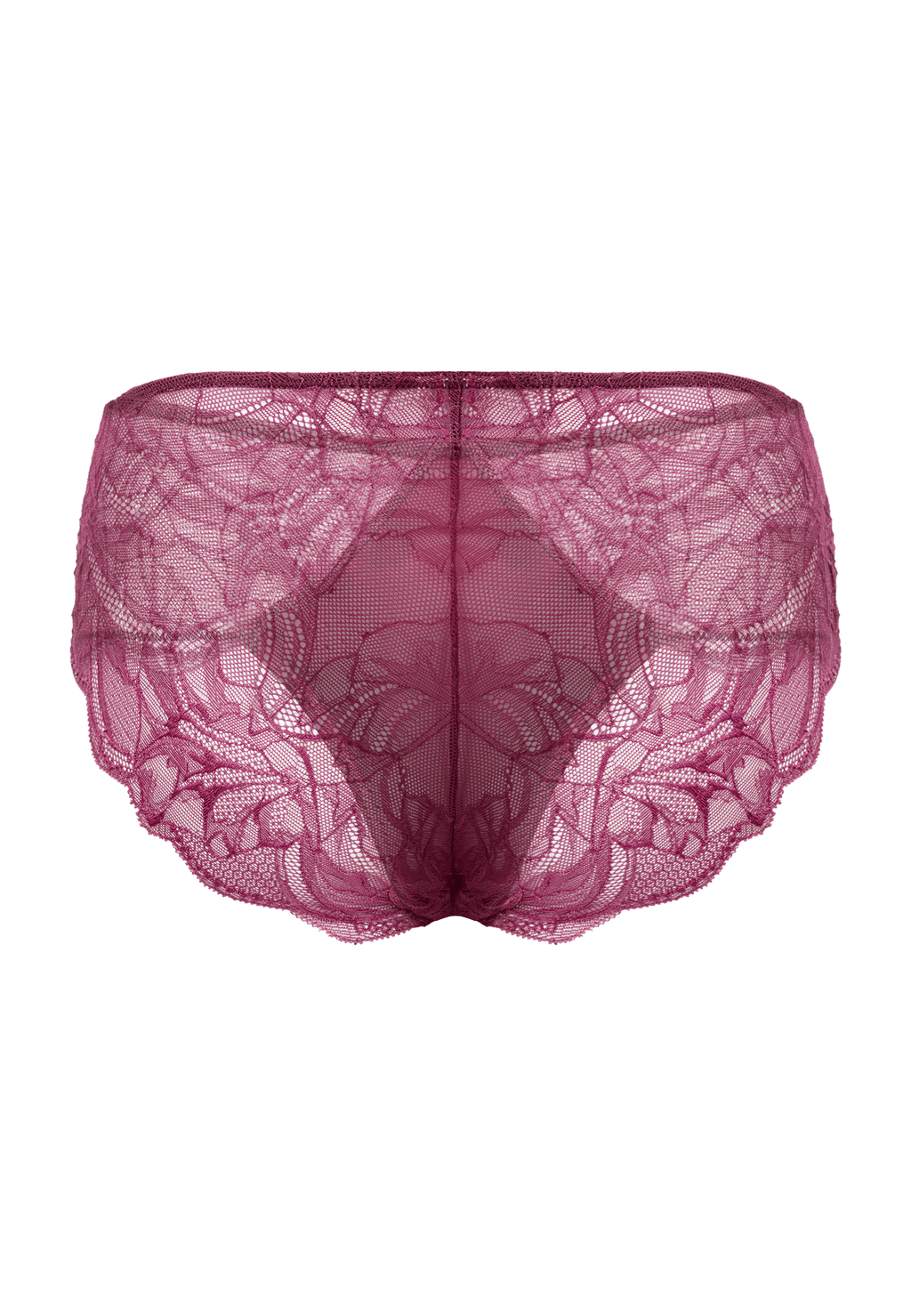 Achterzijde productafbeelding boston slip in de kleur burgundy van het merk Megami