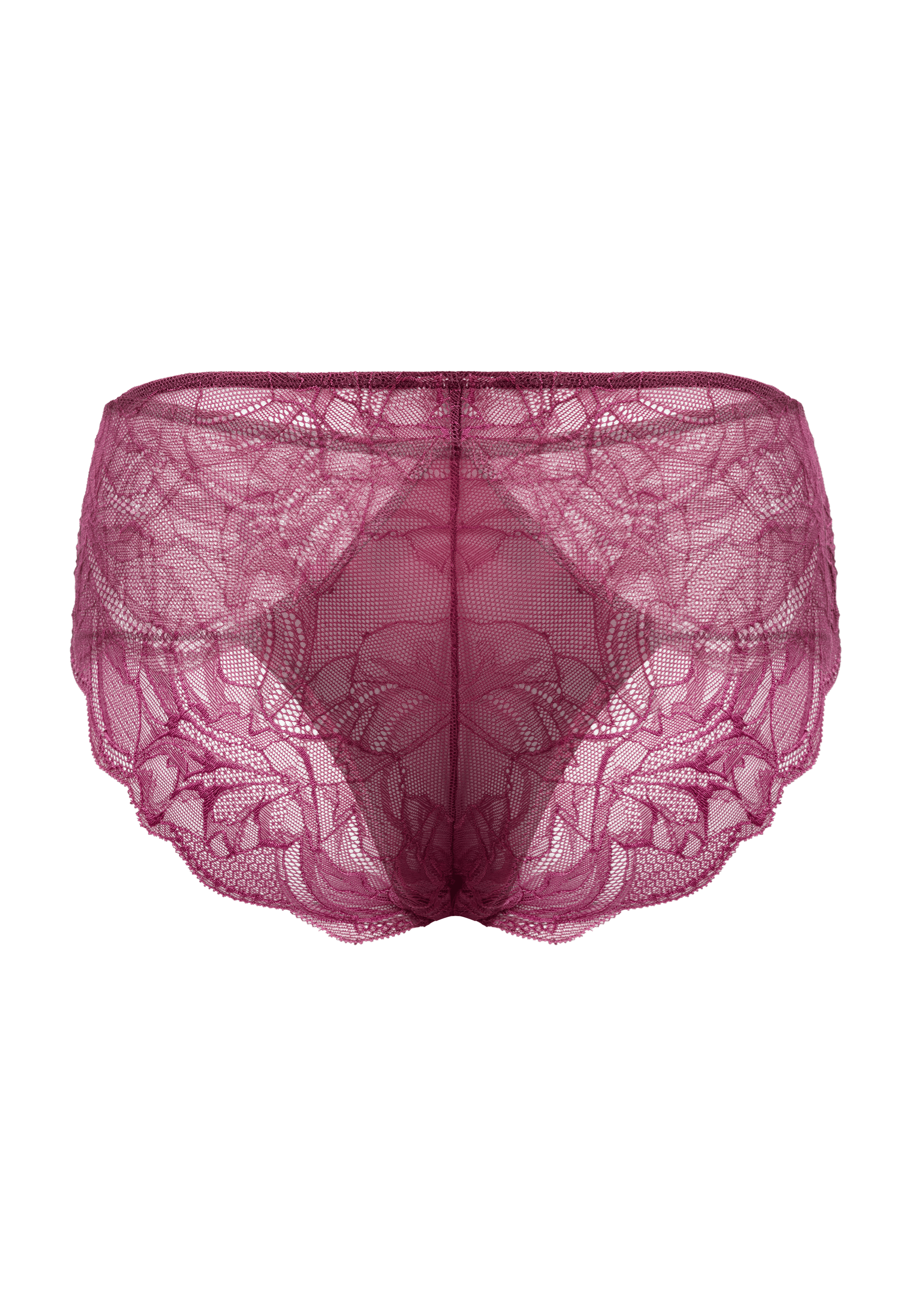 Achterzijde productafbeelding boston slip in de kleur burgundy van het merk Megami