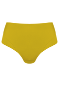 Voorzijde productafbeelding high waist slip in de kleur golden olive van het merk Naturana