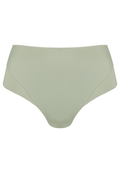 Voorzijde productafbeelding high waist slip in de kleur pale greenshield van het merk Naturana