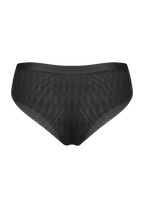 Achterzijde productafbeelding Lambada slip in de kleur zwart van het merk Megami