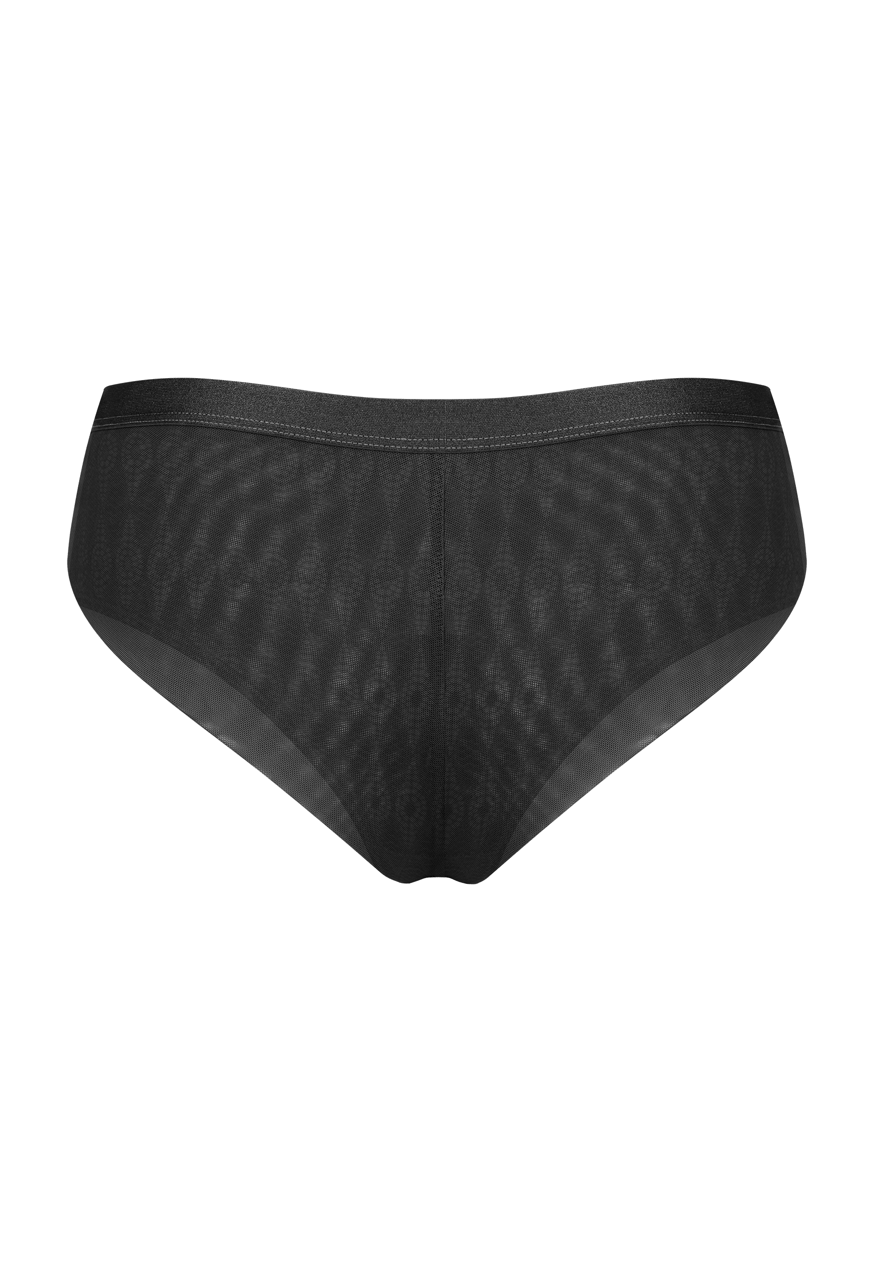 Achterzijde productafbeelding Lambada slip in de kleur zwart van het merk Megami