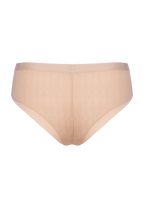 Achterzijde productafbeelding Lambada slip in de kleur beige van het merk Megami