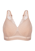Voorzijde productafbeelding Lambada prothese bh van het merk Megami in de kleur beige