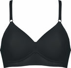 Voorzijde side smoother bh zonder beugel in de klaar zwart van het merk Naturana