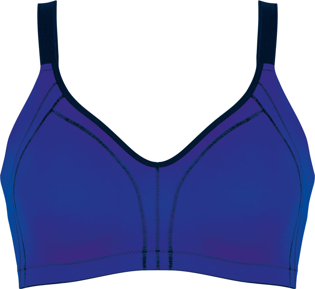 Voorzijde productafbeelding minimizer bh met side smoother in de kleur indigo van het merk Naturana