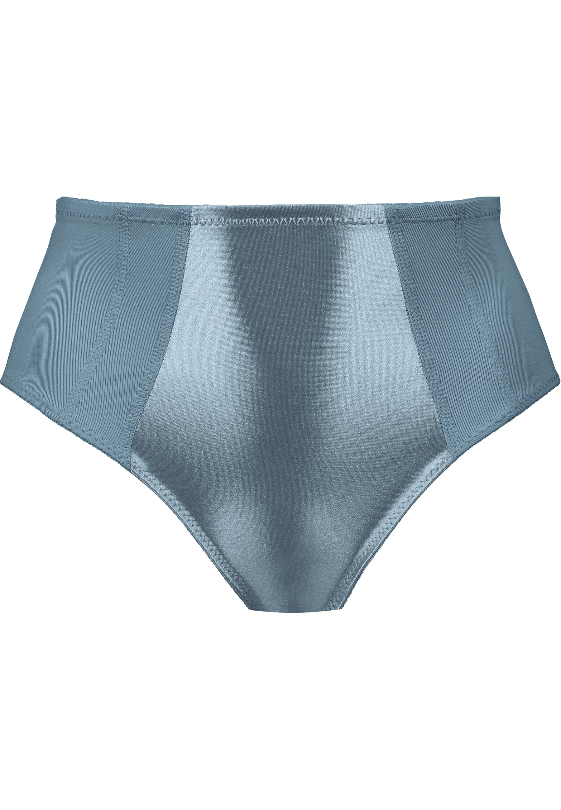 Voorzijde productafbeelding glanzende minimizer slip in de kleur moonlight blue van het merk Naturana