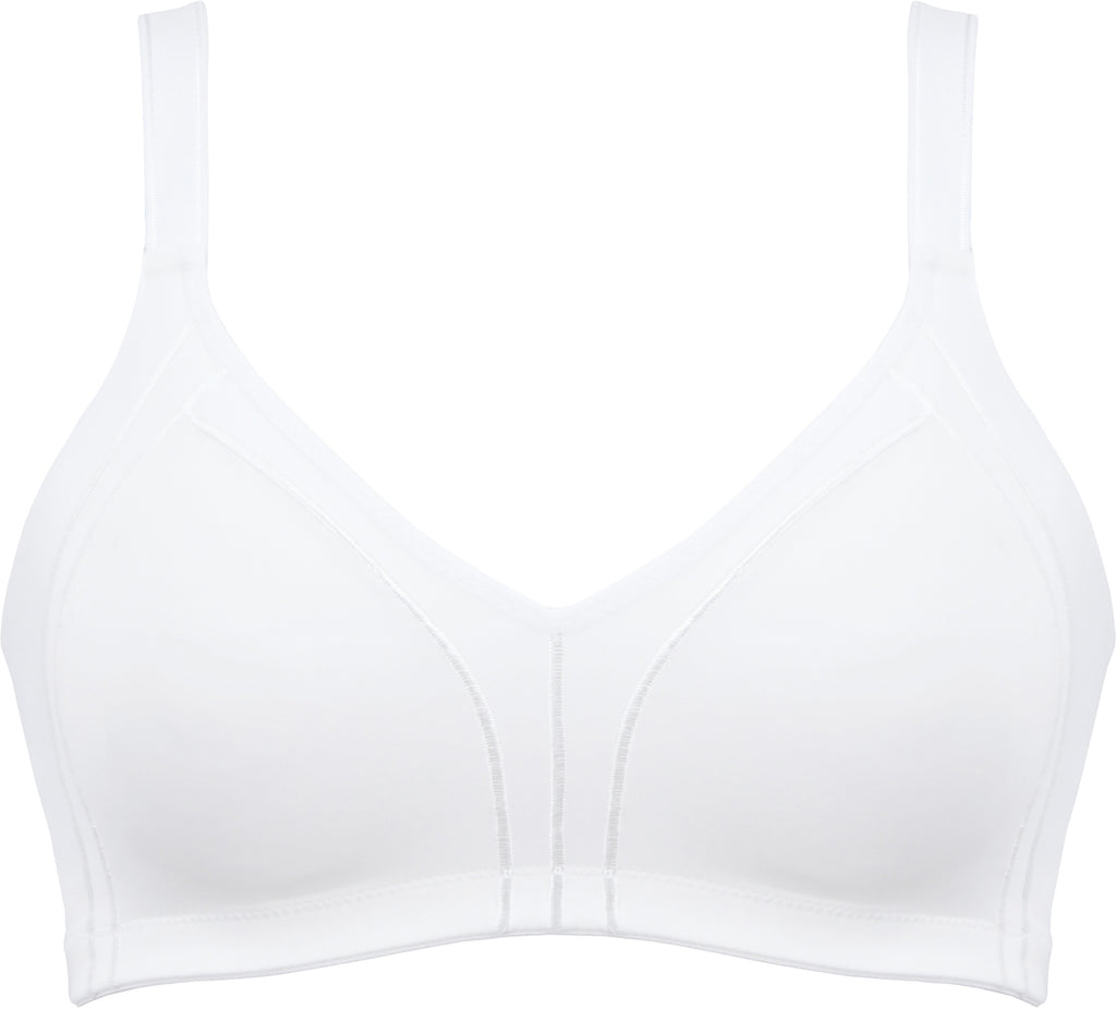 Voorzijde productafbeelding minimizer bh met side smoother in de kleur wit van het merk Naturana