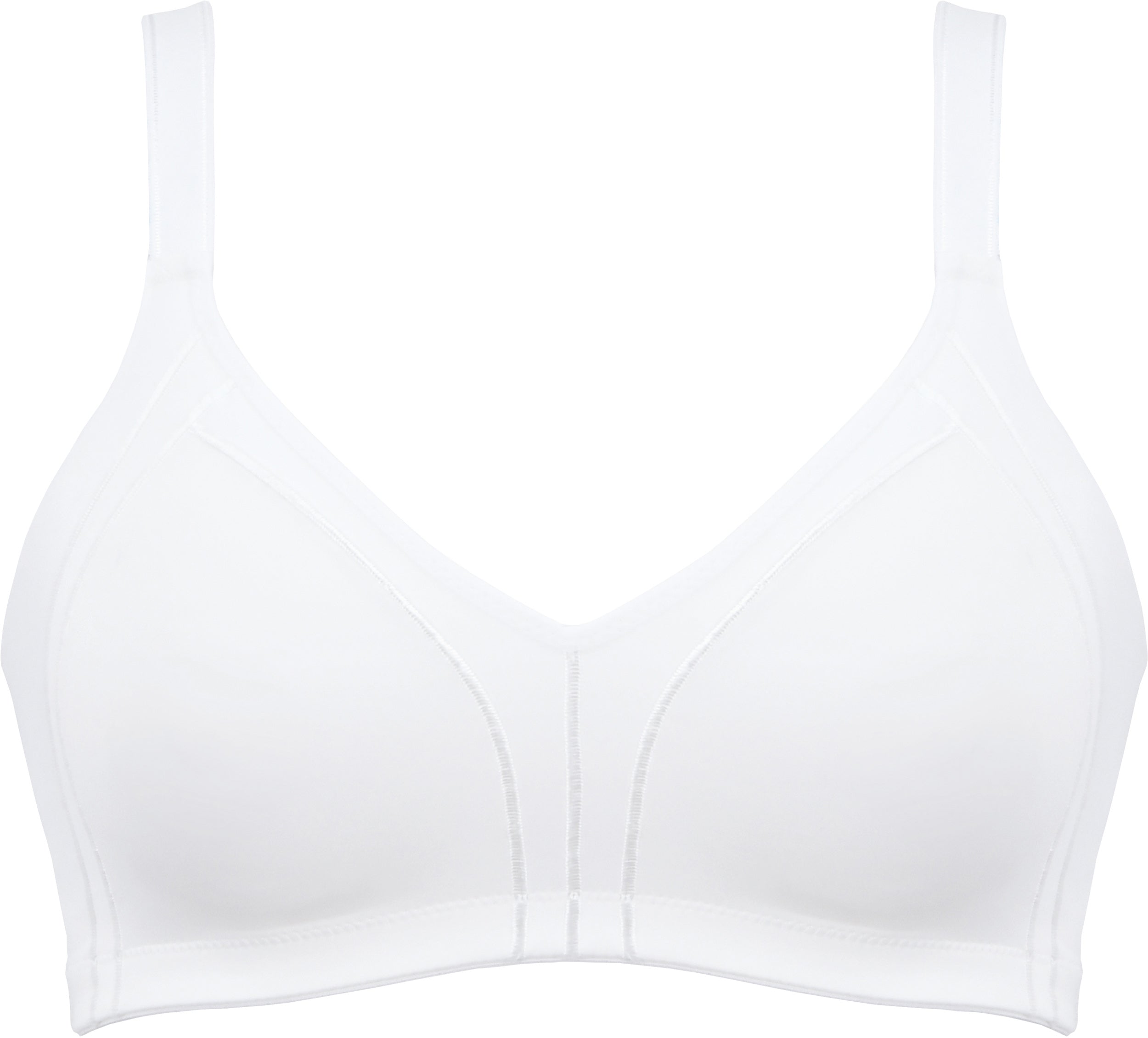 Voorzijde productafbeelding minimizer bh met side smoother in de kleur wit van het merk Naturana