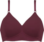 Voorzijde side smoother bh in de kleur burgundy van het merk Naturana