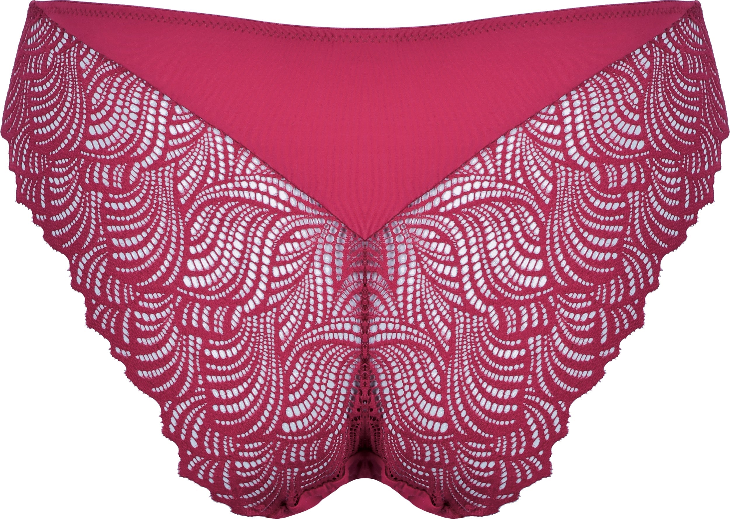 Achterzijde slip met kant in de kleur casis van het merk Naturana