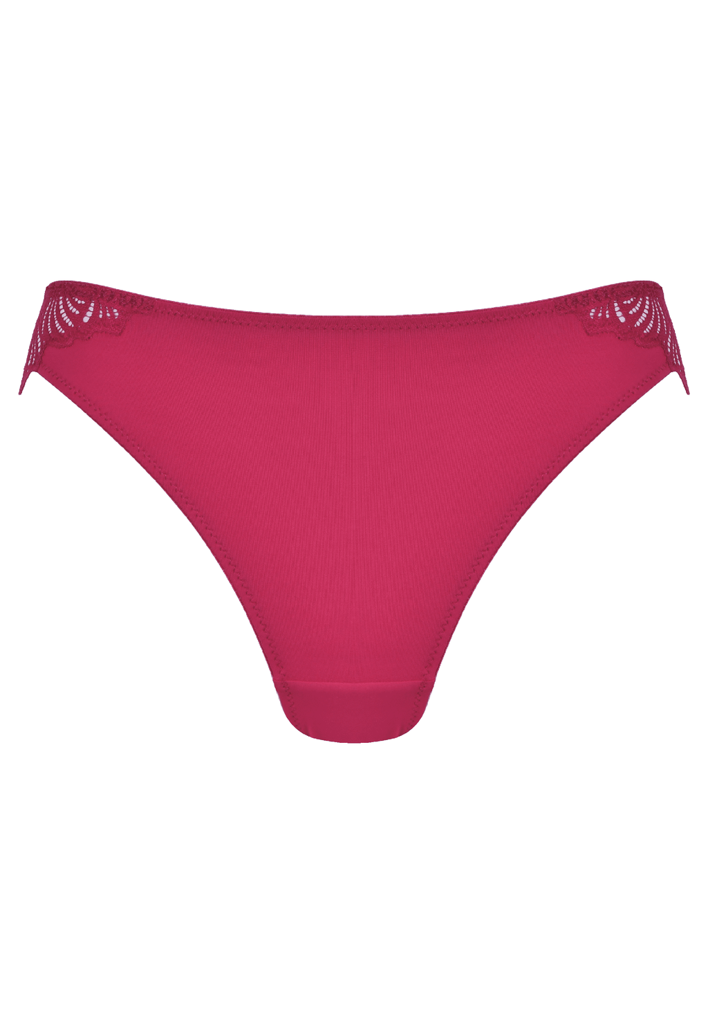 Voorzijde slip met kant in de kleur casis van het merk Naturana
