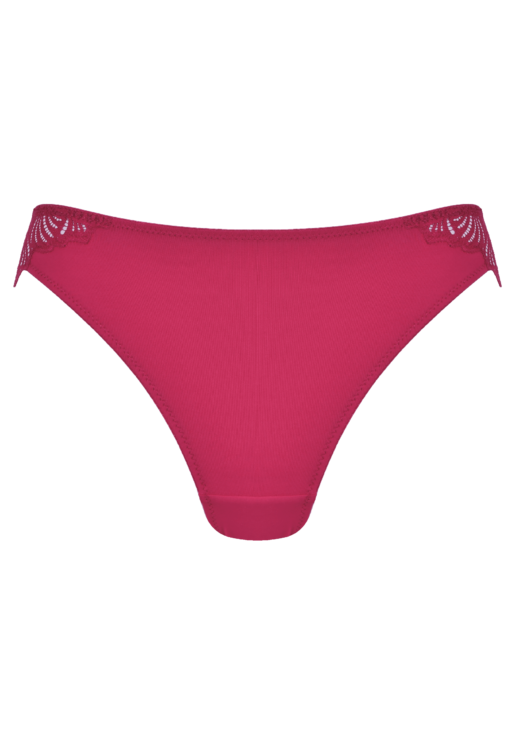 Voorzijde slip met kant in de kleur casis van het merk Naturana