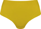 Voorzijde productafbeelding high waist slip in de kleur golden olive van het merk Naturana