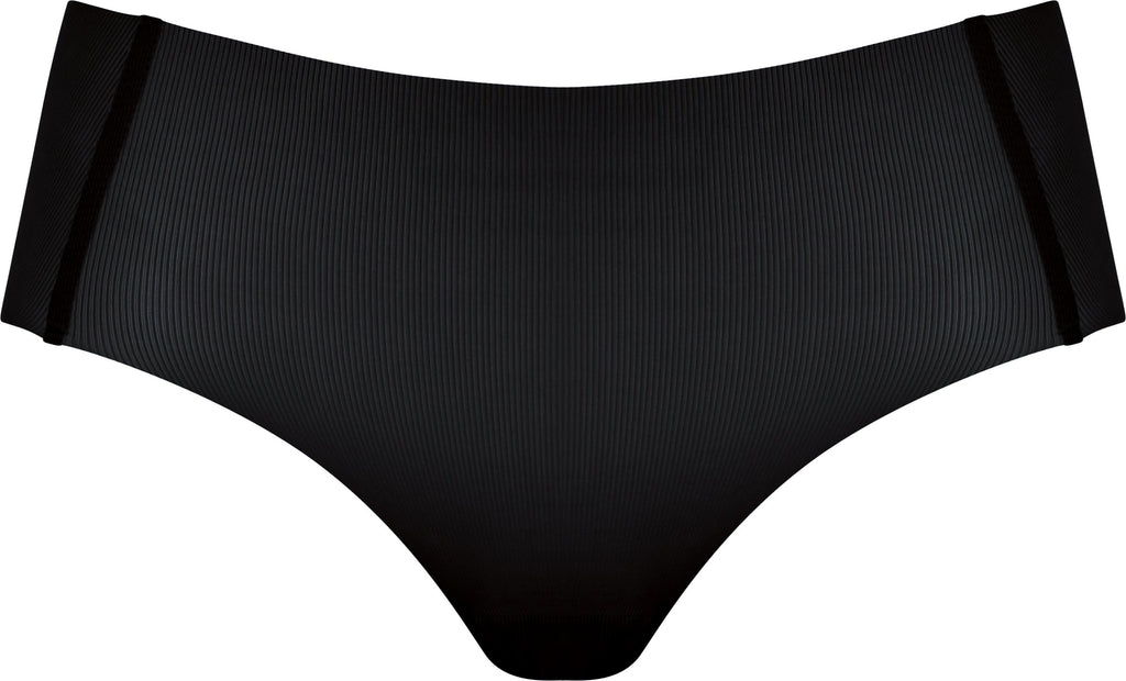 Voorzijde slip one size in de kleur zwart van het merk Naturana