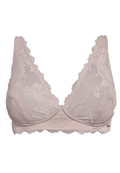 Voorzijde productafbeelding Royal Dream Bralette in de kleur peach pink van het merk Royal Lounge
