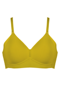 Voorzijde productafbeelding side smoother bh in de kleur golden olive van het merk Naturana