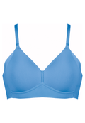 Voorzijde productafbeelding side smoother bh in de kleur marina blue van het merk Naturana