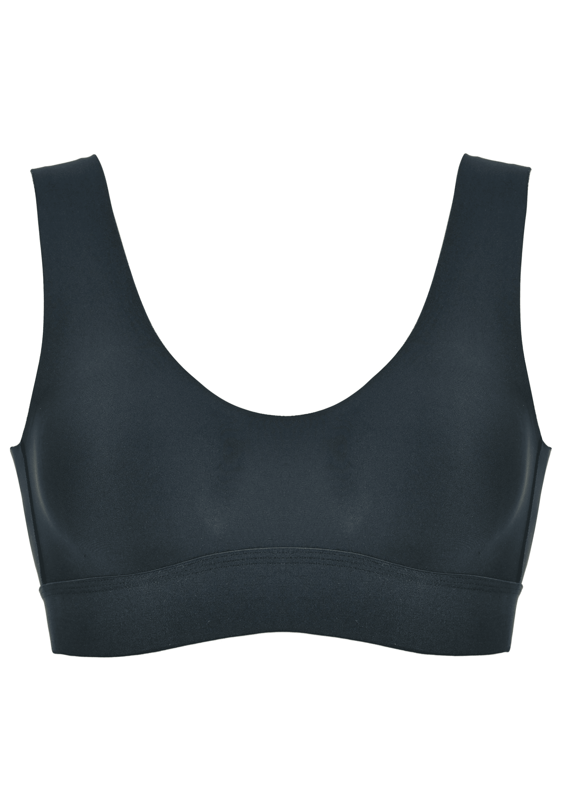 Voorzijde productafbeelding smoothing bh in de kleur zwart van het merk Naturana