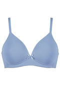 Voorzijde productafbeelding soft bh in de kleur forever blue van het merk Naturana 